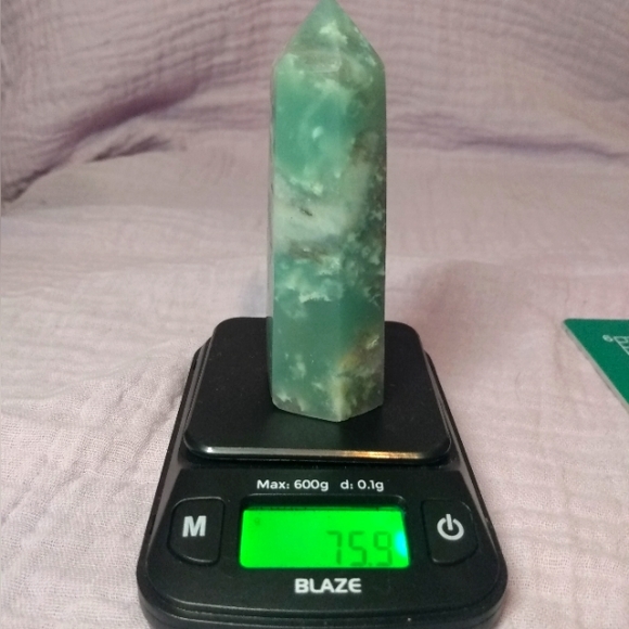 New Caribbean Calcite mini tower 75.9grams 3" high - Picture 1 of 8